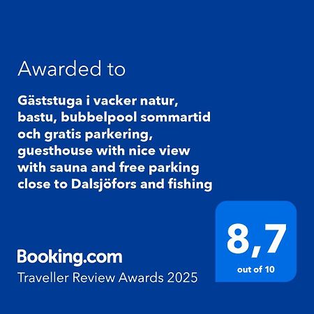 Borås Gaeststuga I Vacker Natur, Bastu, Bubbelpool Sommartid Och Gratis Parkering Naera Ulricehamn Och Lassalyckan, Guesthouse With Nice View With Sauna And Free Parking Close To Dalsjoefors And Fishing מראה חיצוני תמונה